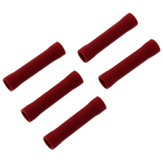 Stoßverbinder 0.5-1.5 mm² rot, isoliert Packung 5 Stück