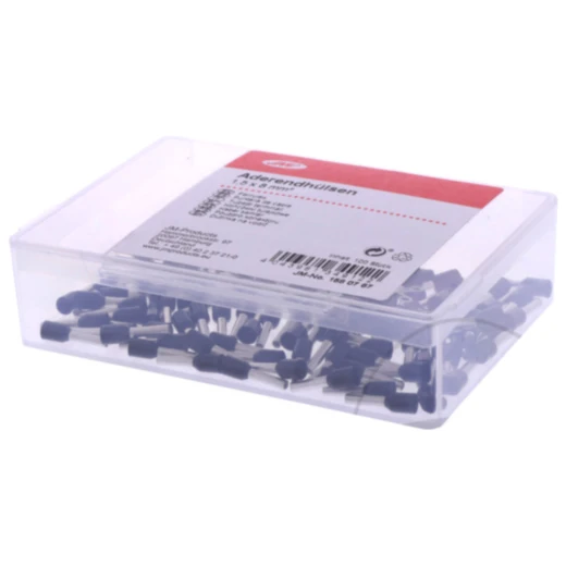 Aderendhülsen für Leitungsquerschnitt 1.5mm², Länge 8mm, JMP Pa