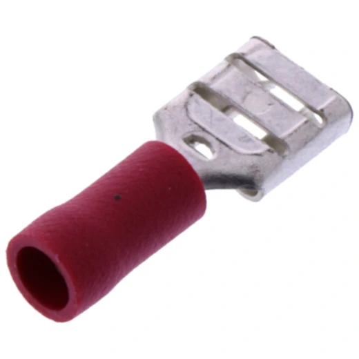 Flachsteckhülse isoliert 0.5-1.5 mm² 6.3mm von JMP