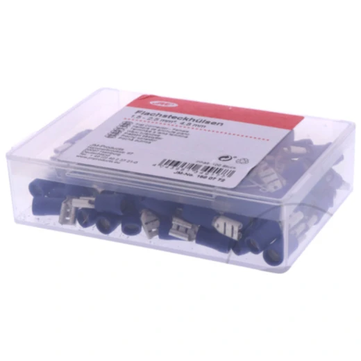 Flachsteckhülse isoliert 1.5-2.5mm 4.8mm JMP_0