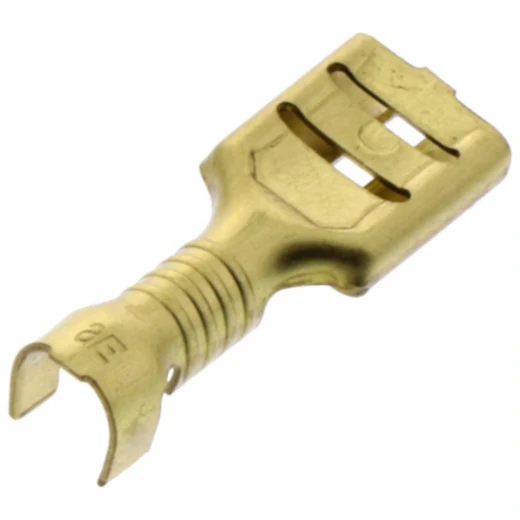 Flachsteckhülse unisoliert 1.0-2.5 mm² 6.3 mm JMP