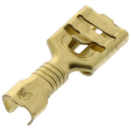 Flachsteckhülse unisoliert 1.0-2.5 6.3mm JMP Packung 100 Stück