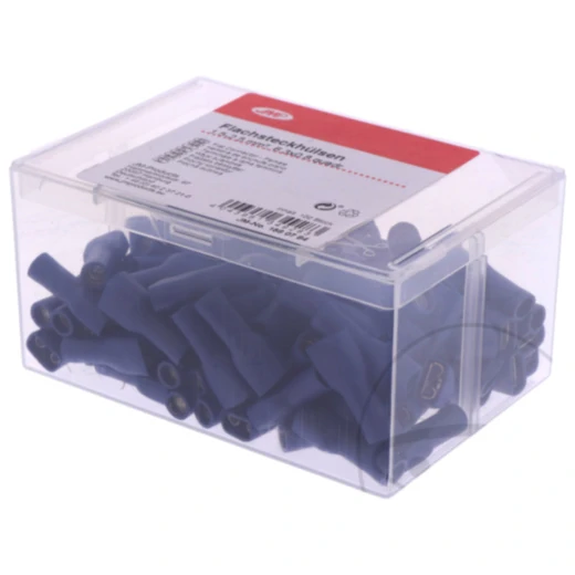 Flachsteckhülse für 1.5-2.5 mm² 6.3mm JMP Packung 100 Stück
