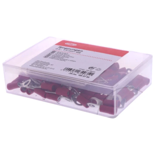 Ringkabelschuh isoliert für M4 0.5-1.5 mm² JMP Packung 100 Stüc