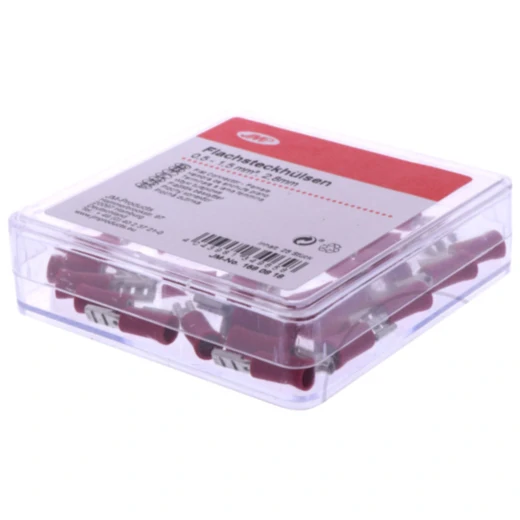 Flachsteckhülse isoliert 0.5-1.5 mm² 2.8mm JMP_0