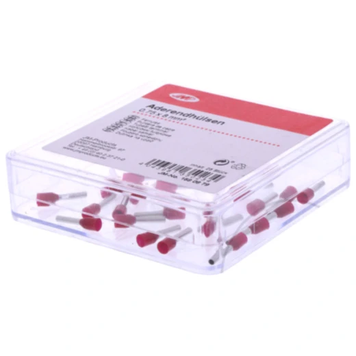 Aderendhülse für 0.75mm² Leitungsquerschnitt, 8mm Länge, JMP, P