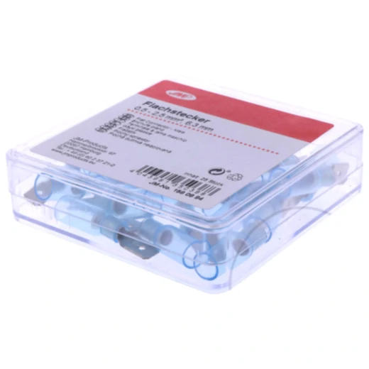 JMP Flachstecker 1.5-2.5 mm² mit Schrumpfschlauch_0