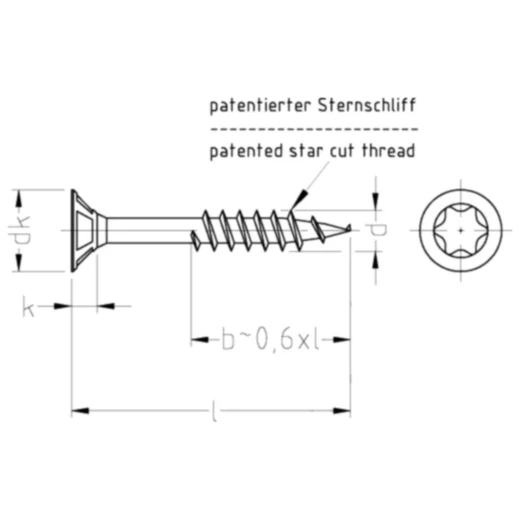 Universalschraube 6 x 70, Packung 50 Stück_0