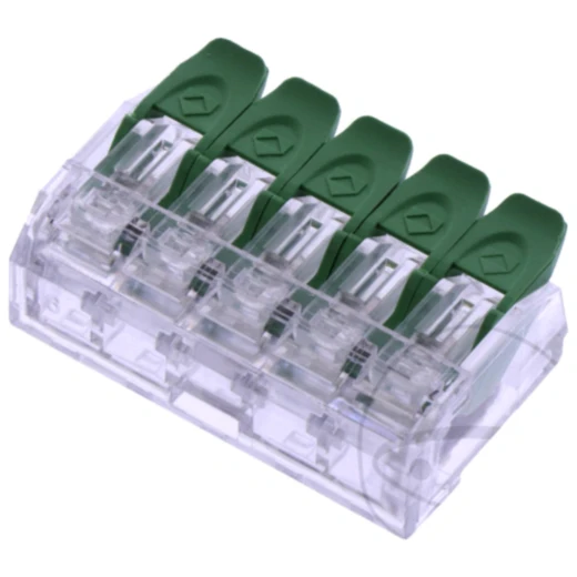 Verbindungsklemme 5 Pol 0.2-4.0 grün/TT