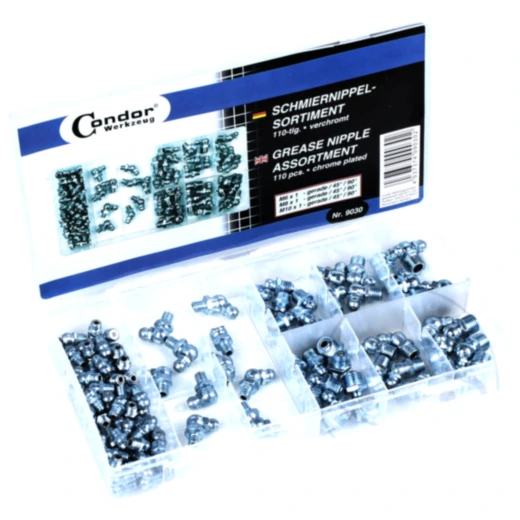 Schmiernippel Sortiment 110 tlg für Motorräder_1