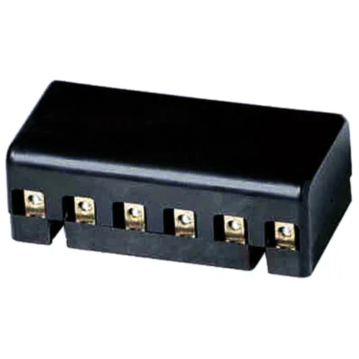 Sicherungsdose 6-polig schwarz für Motorräder