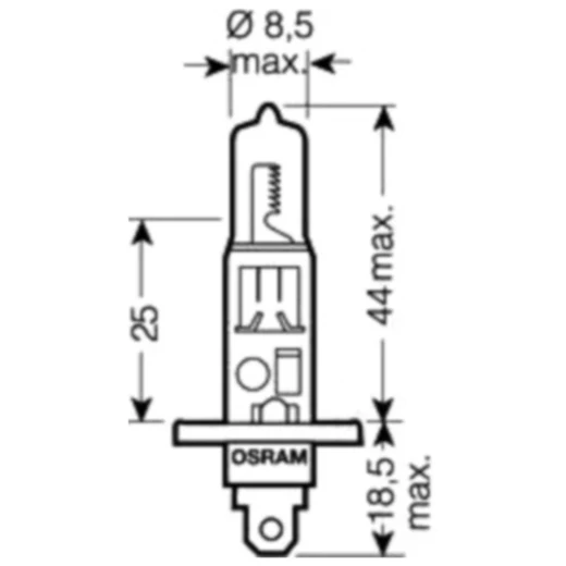 Lampe H1 24V70W Osram Truckstar pro_0