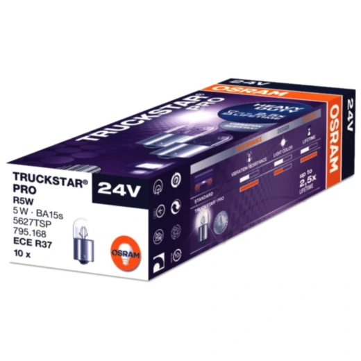 Lampe 24V5W BA15S Osram Truckstar