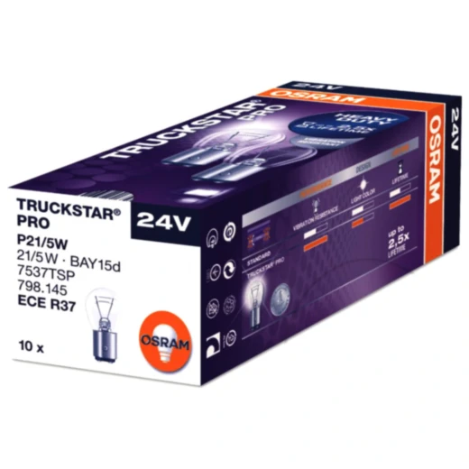 BAY15D 24V21/5W Osram Truckstar pro Halogenlampe