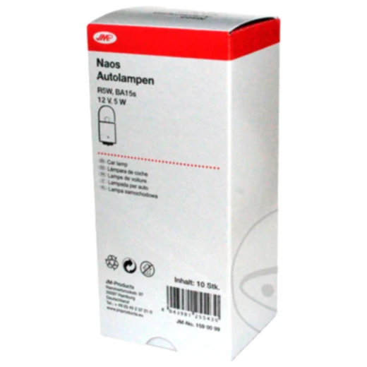 Lampe 12V5W BA15S JMP Packung 10 Stück ID 1590298 passend für: