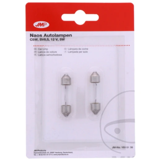 Sofittenlampe 12V 5W SV8.5-8 JMP