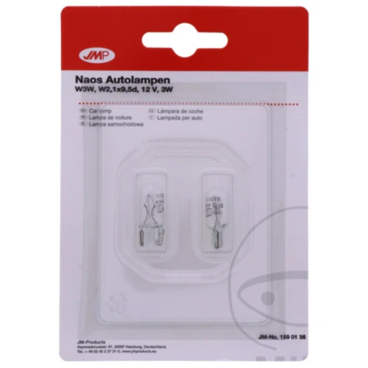 Lampe 12V3W W2. 1X9. 5D JMP 2er Blister ID 1597640 passend für: Yamaha XC