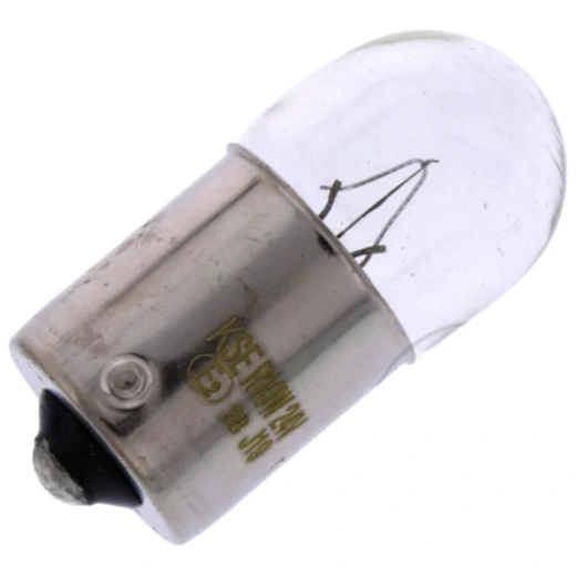 Metallsockellampe 24V 10W BA15S