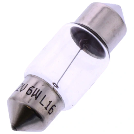 Soffittenlampe 12V/6W SV8.5-8 für Motorräder