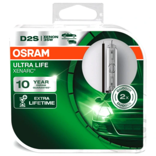 Lampe 35 Watt D2S Osram Duobox Ultra Life für Motorräder