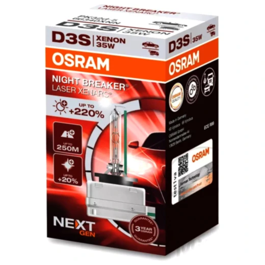 Xenonlampe 35W D3S Osram Night Breaker Laser 220