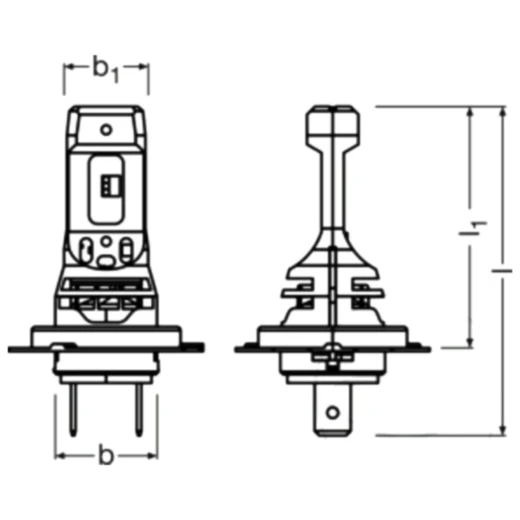Lampe Night Breaker LED Motorrad LED/H7 SPEED passend für: Kawa
