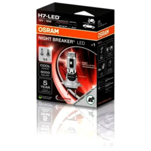 Lampe Night Breaker LED Motorrad LED/H7 SPEED passend für: Kawa