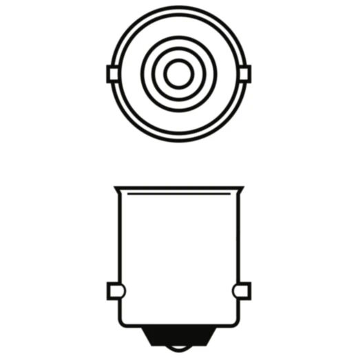 Lampe 12V21W BA15S gelb passend für: BMW R, K, C, C1_1