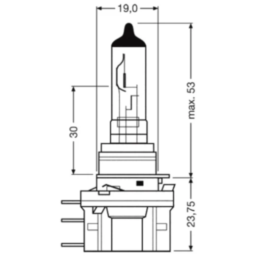 Lampe H15 12V 15/55W für Motorräder_0
