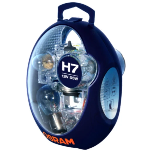 Osram H7 Ersatzlampenbox für Motorräder