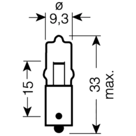 Osram 12V 10W BA9S Halogenlampe_0