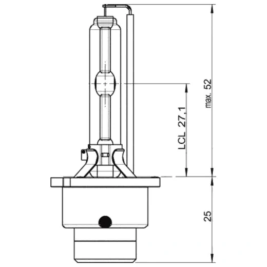 XENARC D2S 35W P32 Xenon Lampe für Motorräder_1