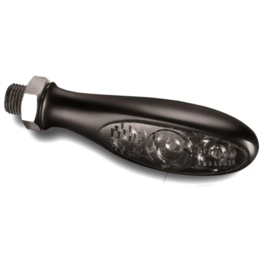 Kellermann Micro S DF Dark - Blinkleuchte mit Brems- und Rücklicht