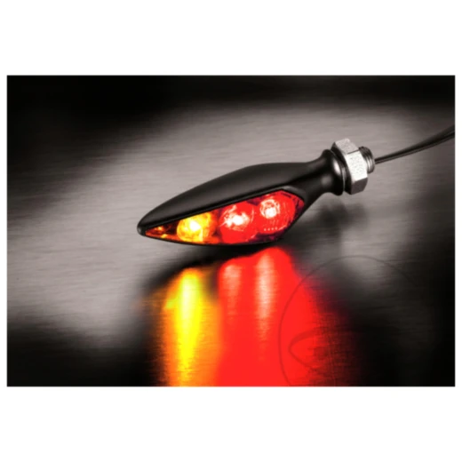 Blinker mit Brems- und Rücklicht Kellermann RHOMB S DF Dark_1