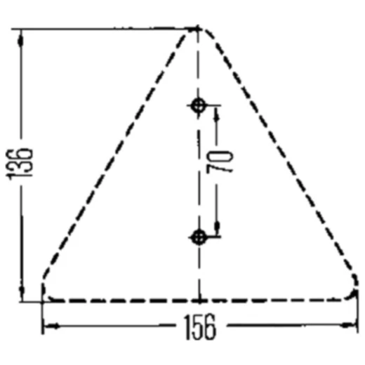 Rückstrahler Dreieck Hella_0