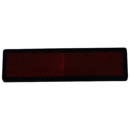 Rückstrahler eckig rot selbstklebend