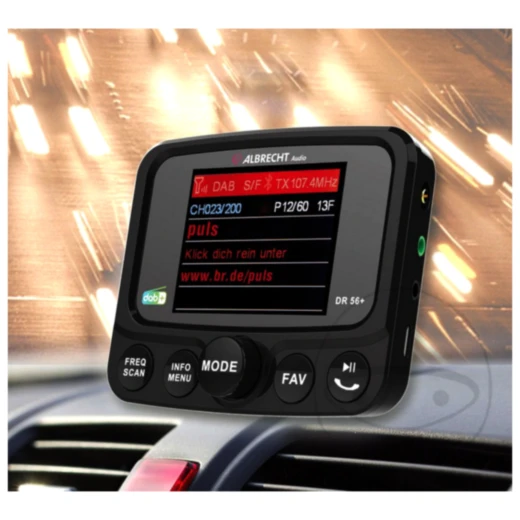 Albrecht DR 56+ DAB+ Autoradio-Tuner mit Bluetooth_1