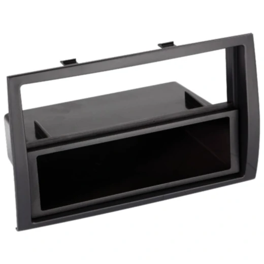 Radioblende 2-DIN schwarz mit Ablagefach für Citroen/Fiat/Peugeot