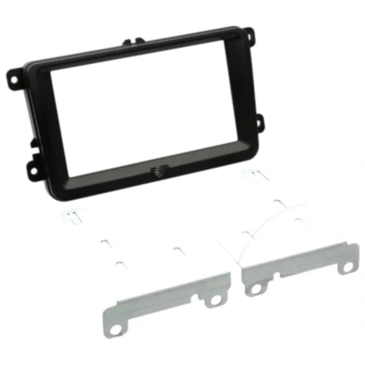 2-DIN Radioblende für Seat/Skoda/VW schwarz