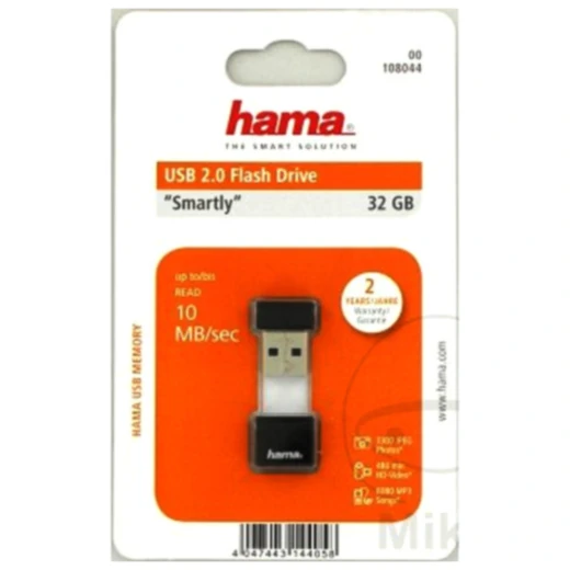 USB Stick 2.0 32 GB Hama Smartly - Compact Memory_1