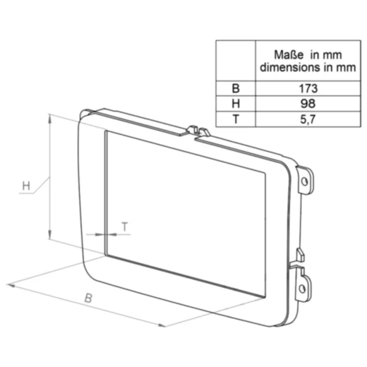 ACV 2-DIN Radioblende für Ford Focus schwarz_2