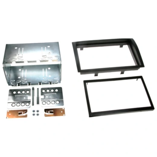 2-DIN Radioblende für Citroen/Fiat/Opel/Peugeot schwarz