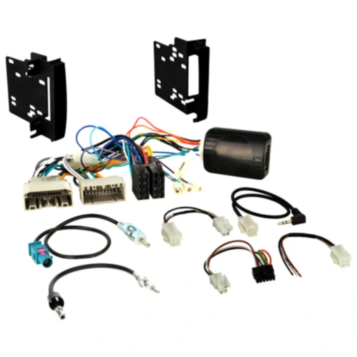 2-DIN Radio-Einbauset für Chrysler/Dodge/Jeep/VW schwarz