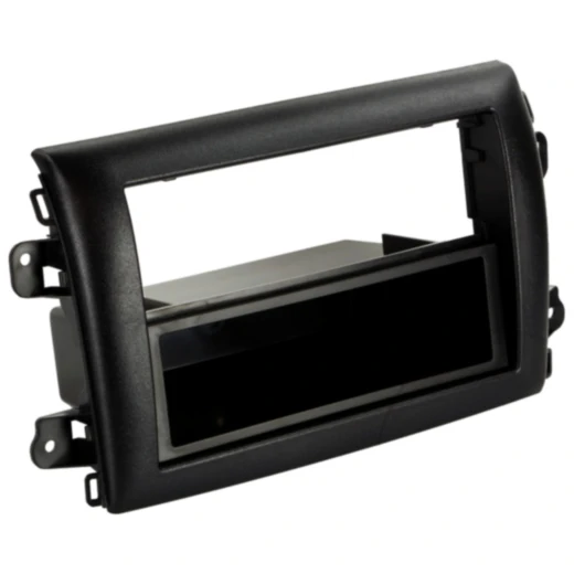 Radioblende 2-DIN schwarz mit Fach für Fiat Ducato