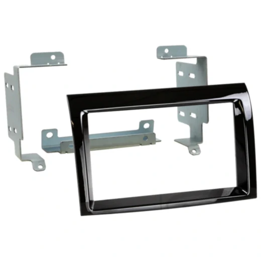 2-DIN Radioblende für Citroen/Fiat/Opel/Peugeot in Schwarz