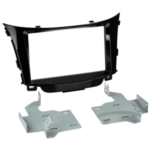 Radioblende 2-DIN für Hyundai i30 schwarz