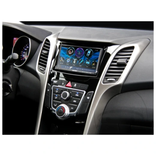 Radioblende 2-DIN für Hyundai i30 schwarz_2