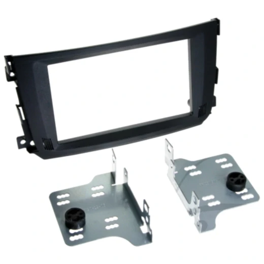 Radioblende 2-DIN für Smart ForTwo schwarz