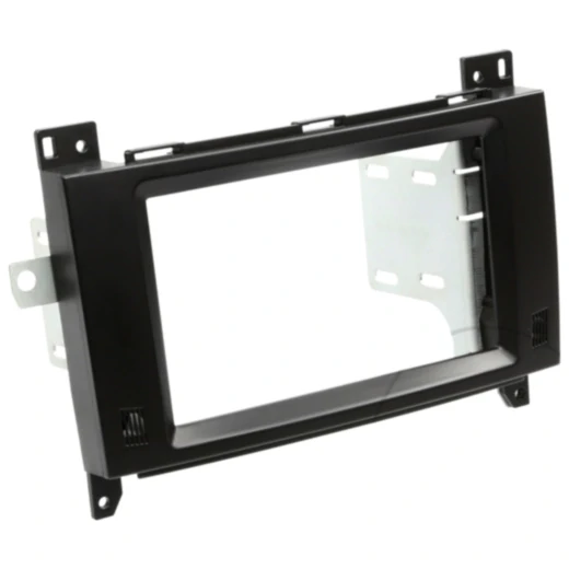 Radioblende 2-DIN für Mercedes Vito/Viano schwarz