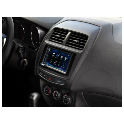 Radioblende 2-DIN für Mitsubishi ASX 2014 > schwarz_0